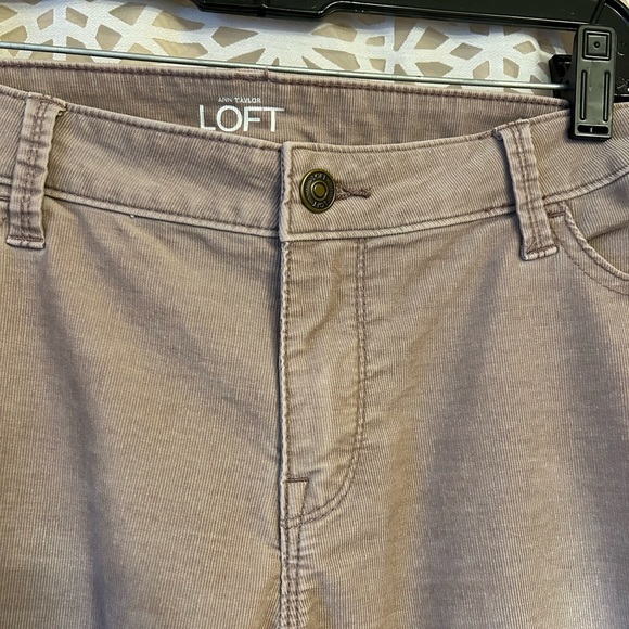LOFT Modern Slim Corduroy Pants - Picture 2 of 7